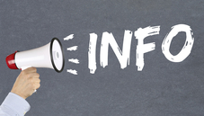 megaphon mit schriftzug-